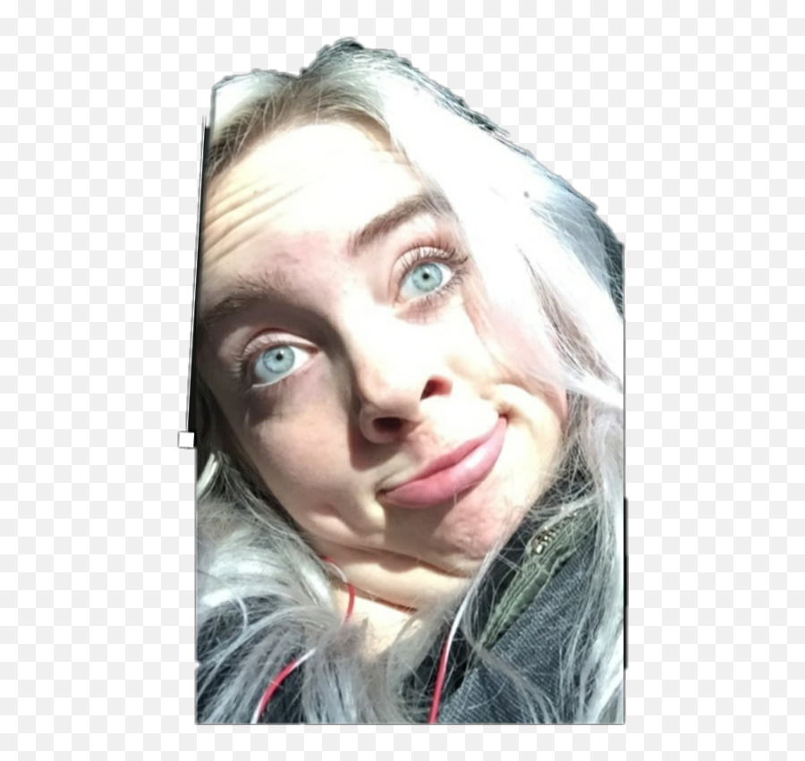 Funny Face Png - Crazy Billie Eilish Emoji,Funny Face Png