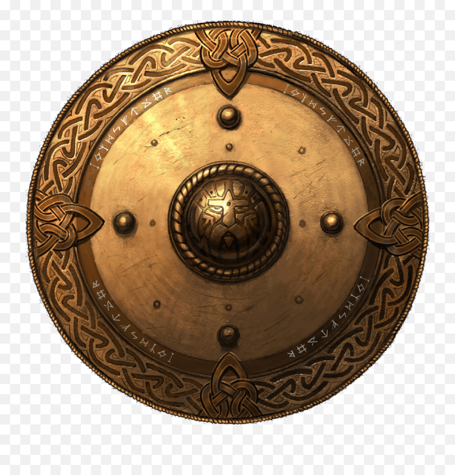 Golden Shield Transparent Png - Circle Viking Shield Shield Icon Emoji,Shield Transparent Background