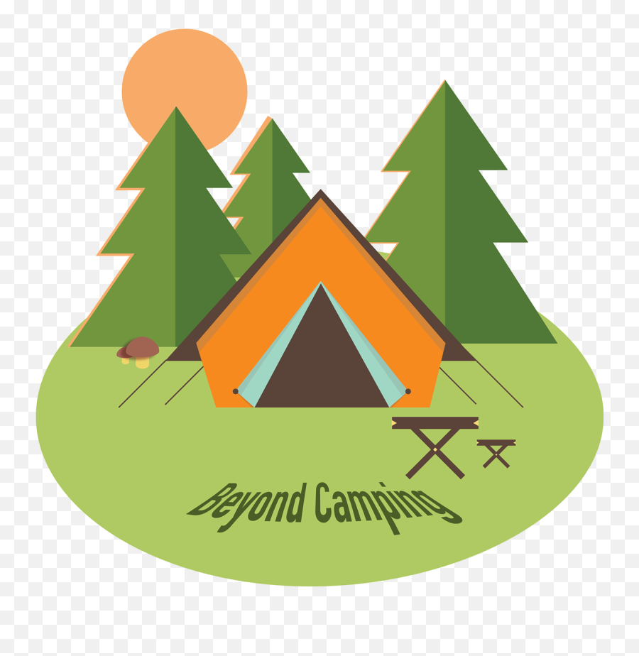 Camping Vector Transparent Png Image - Free Camping Clipart Emoji,Camping Logo