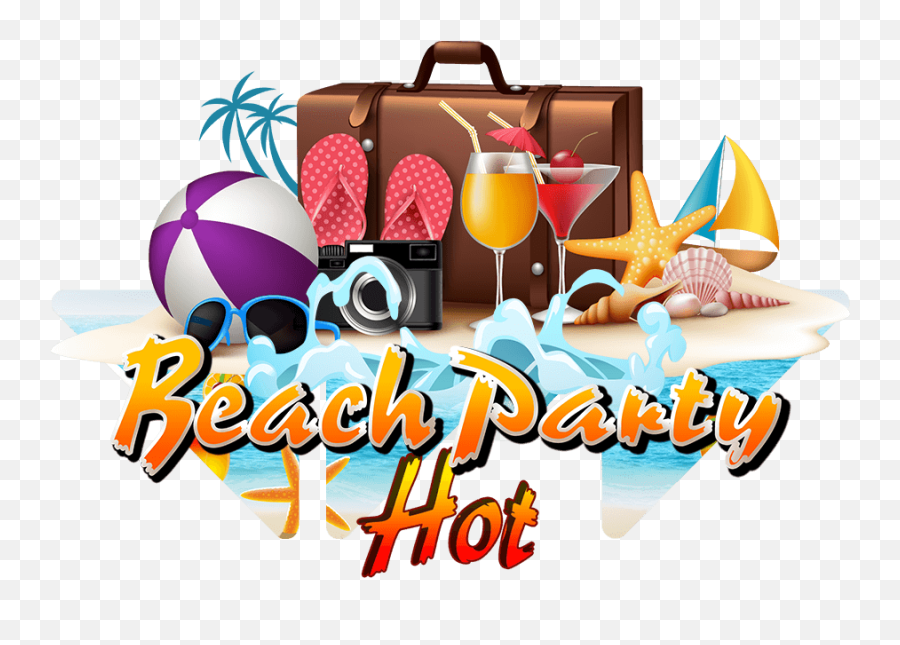 Beach Party Hot - Beach Holiday Clip Art Png Download Summer Holiday Clip Art Png Emoji,Holiday Party Clipart