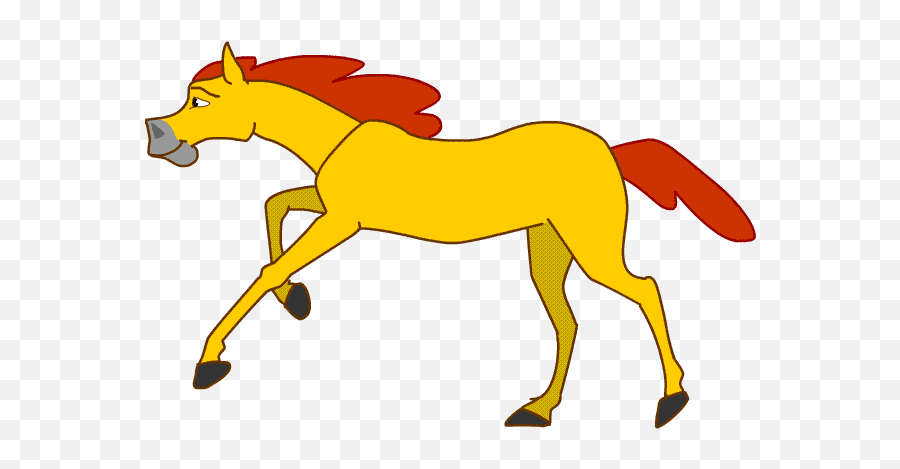 Horse Run Cycle Gif By Zaxlin - Cartoon Running Horse Gif Horse Cartoon Gif Png Emoji,Running Horse Clipart