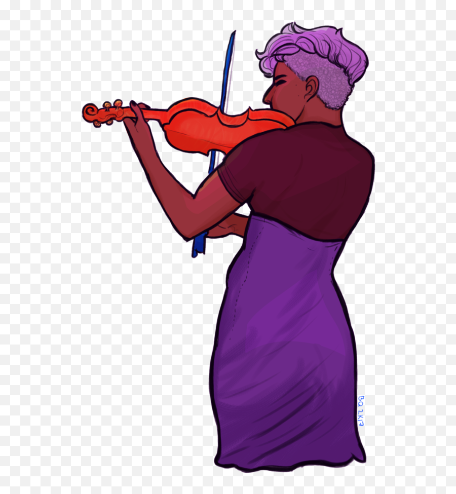 Purple Clipart Violin Purple Violin Transparent Free For - Baroque Violin Emoji,Violin Clipart