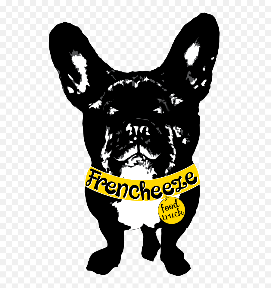 Frencheeze Food Truck Emoji,French Bulldog Logo