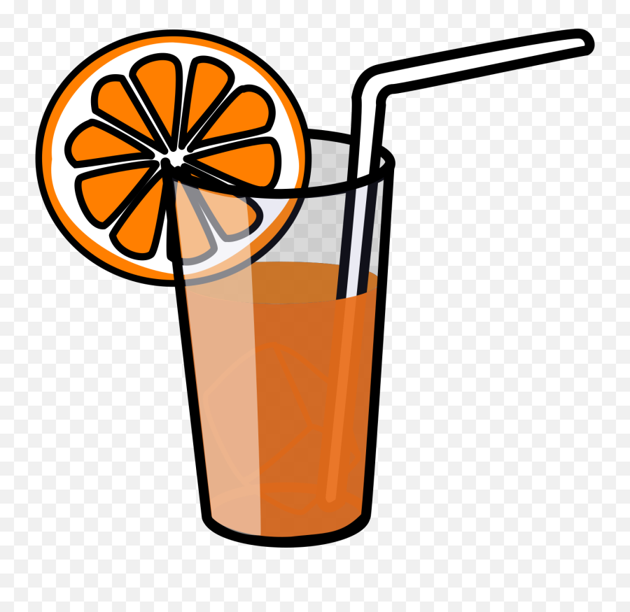 Orange Juice Svg Vector Orange Juice Emoji,Juice Clipart Black And White