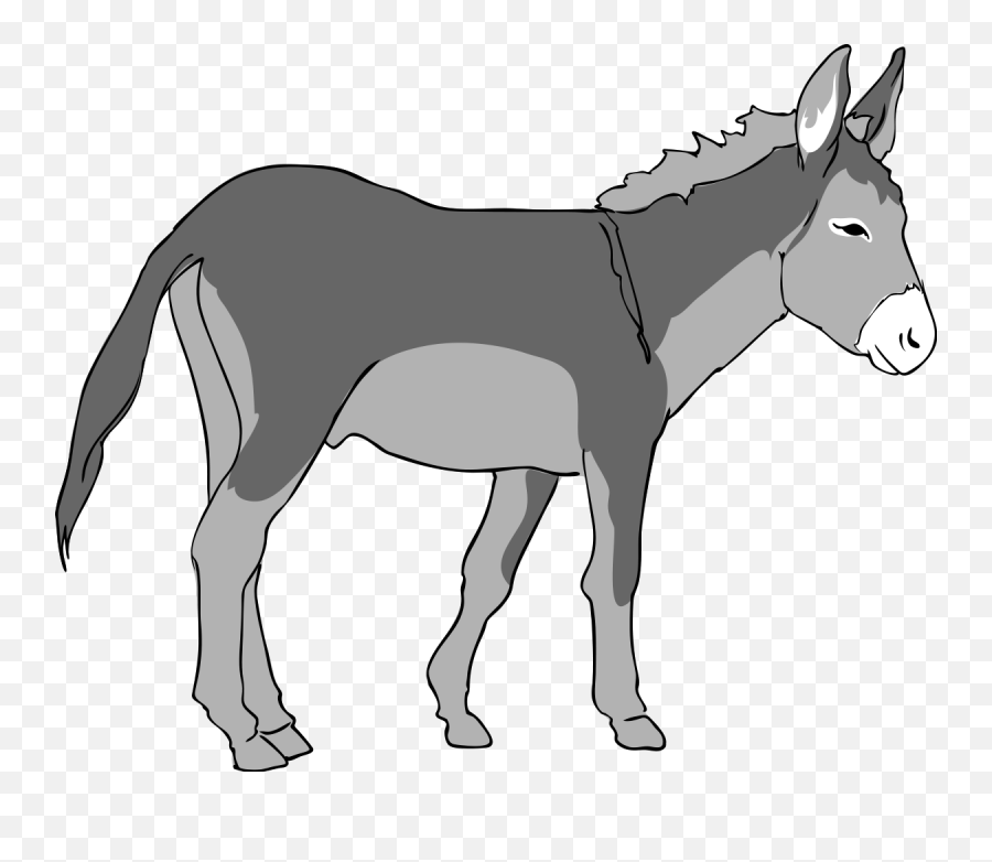 Donkey Clipart - Donkey Clipart Transparent Emoji,Donkey Clipart