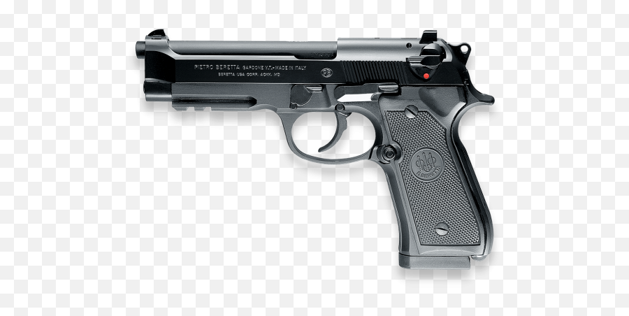 Download Hd 92 A1 Pistol Black - Beretta 92a1 Transparent Emoji,Pistol Transparent Background