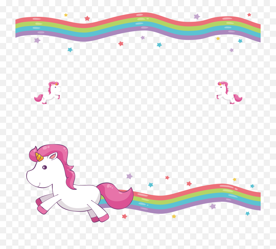 Download Decorative Cute Unicorn Rainbow Blanket Invitation Emoji,Blankets Clipart