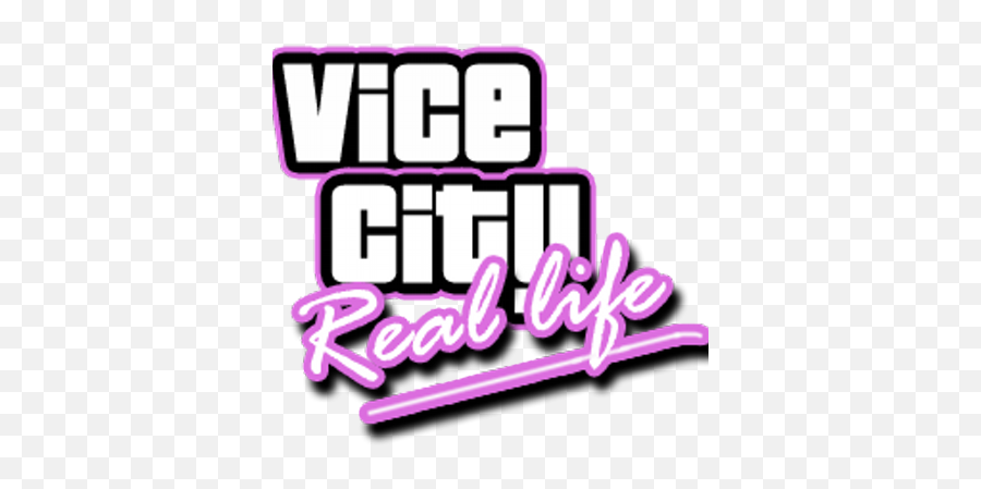 Vice City Real Life Vcrlru Twitter Emoji,Vice City Logo