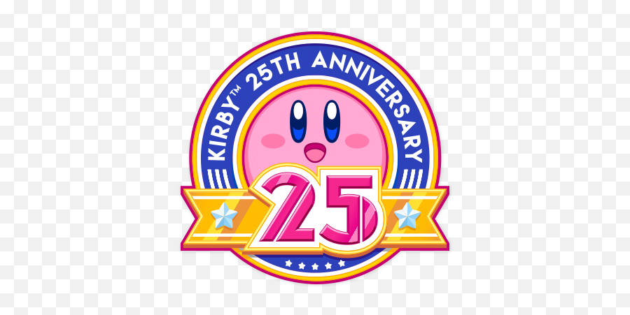Download Hd Leave A Comment - Kirby 25th Anniversary Logo Emoji,Kirby Logo Png