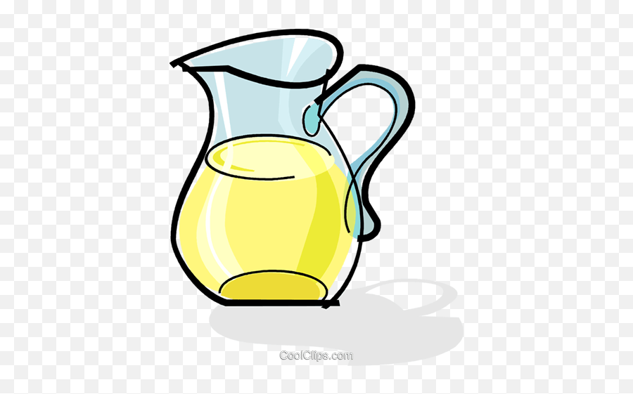Jug Of Lemonade Royalty Free Vector Clip Art Illustration - Examples Liquid Objects Clipart Emoji,Lemonade Clipart