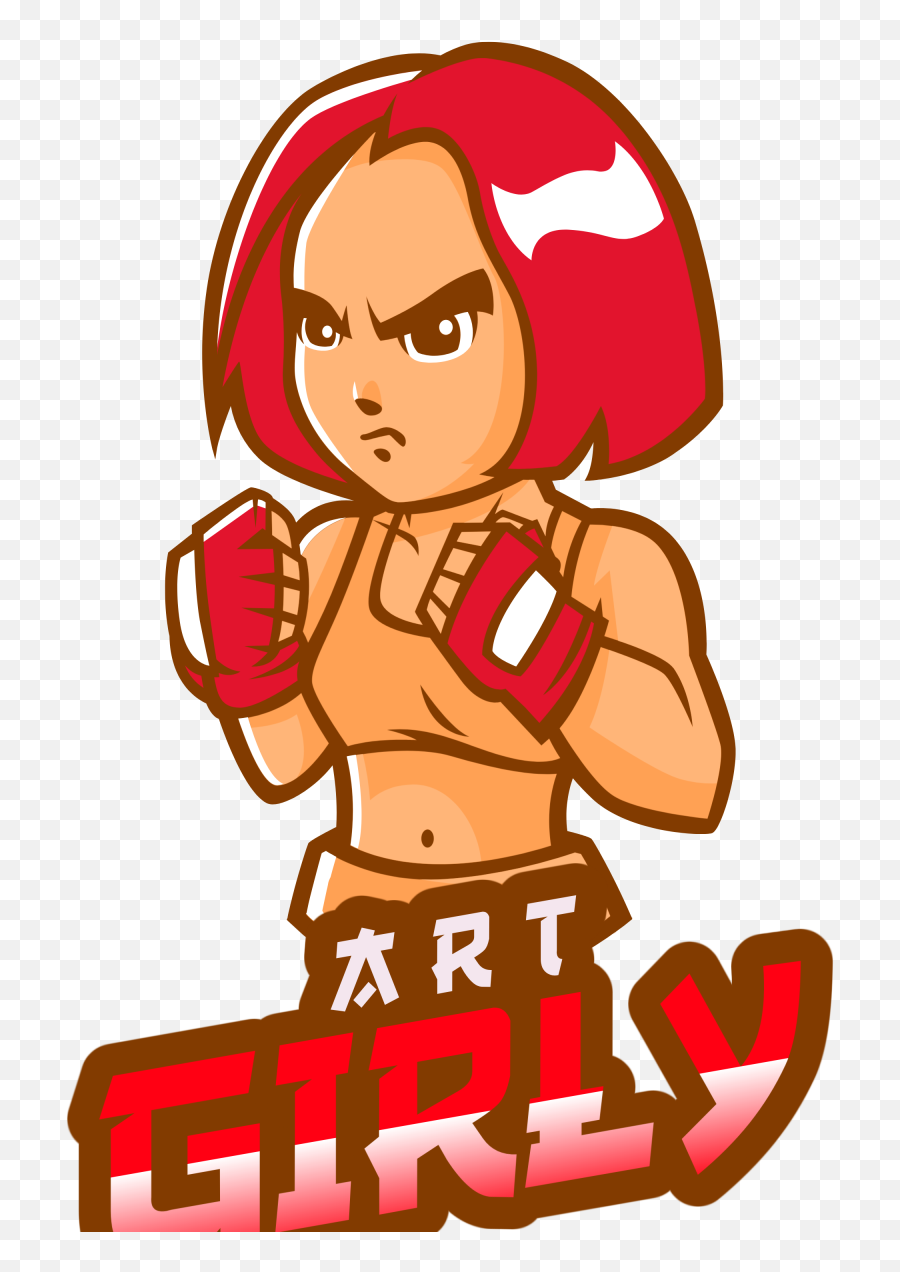 Gaming Logo For Esports Featuring A Female By Twitch Art On - Fictional Character Emoji,Twitch Logos