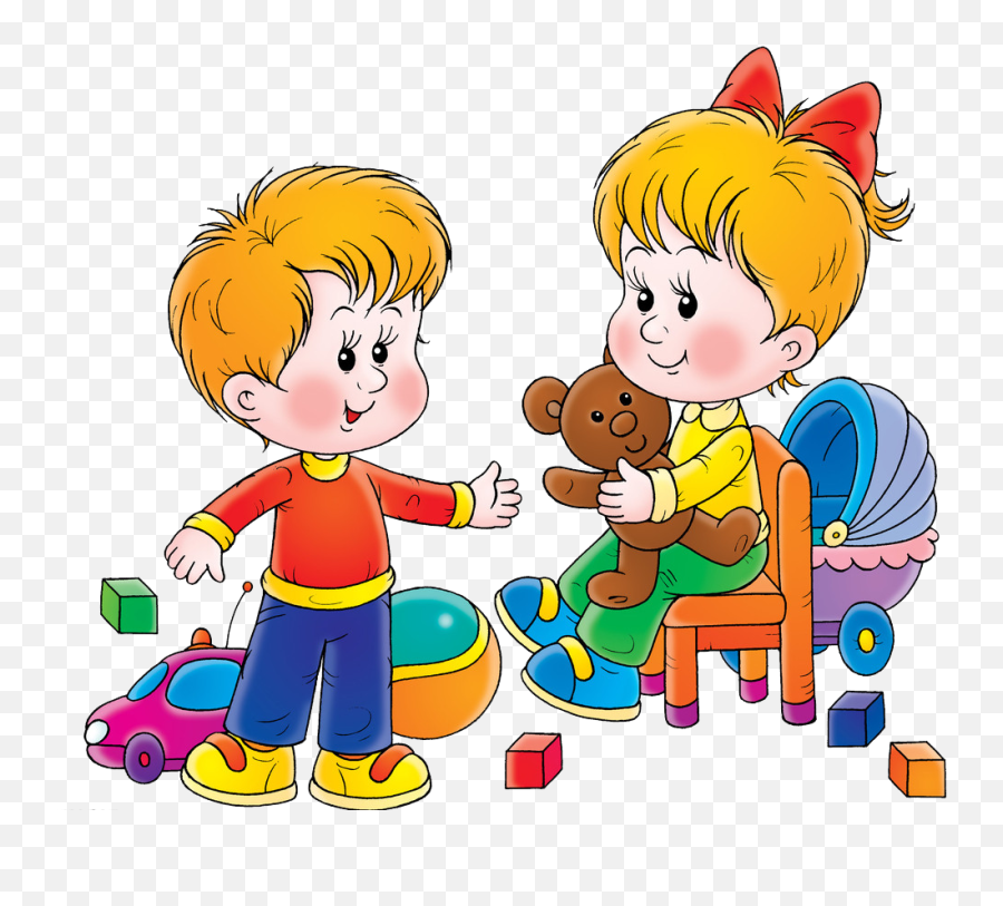Toy Clipart Childrenu0027s Picture 2143876 Toy Clipart Childrenu0027s - Kids Sharing Toys Clipart Emoji,Toy Clipart