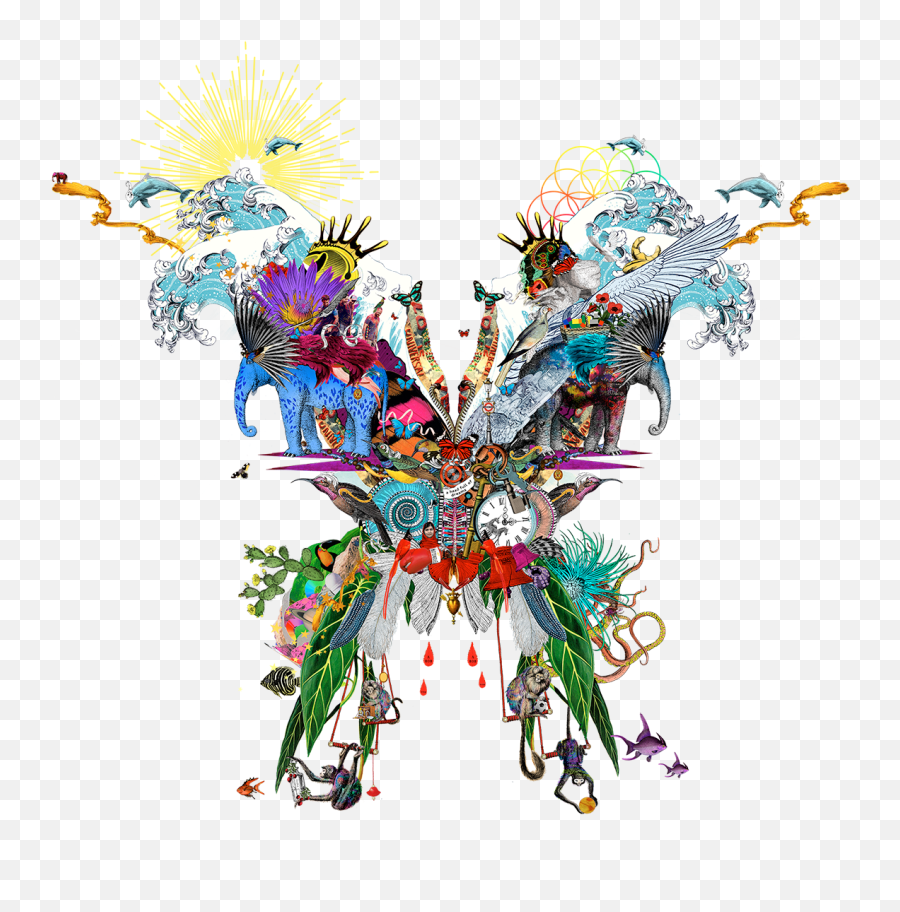 Download Coldplay Official Website Fly - Coldplay A Head Full Of Dreams Png Emoji,Coldplay Logo