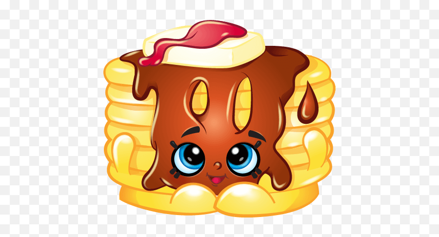Shopkins Pancake Png Image With No - Shopkins Pamela Pancake Emoji,Pancake Clipart