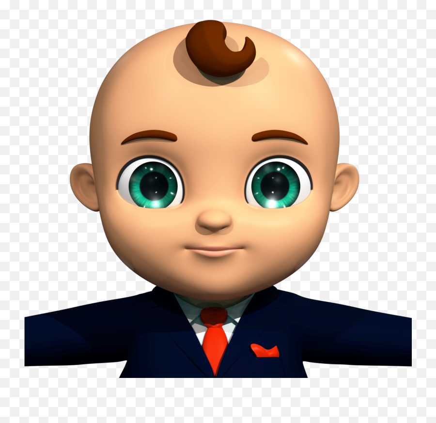 Cartoon Boss Baby Cgtrader - Fictional Character Emoji,Boss Baby Png