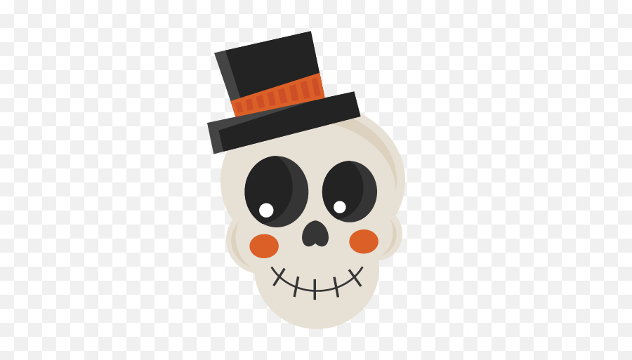 Skeleton Svg Scrapbook Cut File Cute - Cute Halloween Skeleton Skeleton Clip Art Cute Emoji,Skeliton Clipart