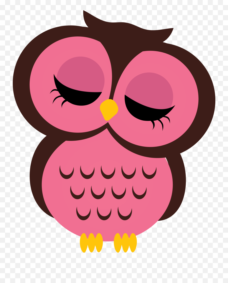 Owl Clip Art Transparent Background - Pink Cute Owl Clipart Emoji,Owl Transparent Background