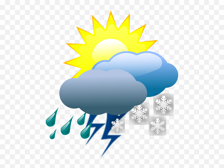 Weather Clip Art At Vector Clip Art - Transparent Transparent Background Weather Clipart Emoji,Weather Clipart