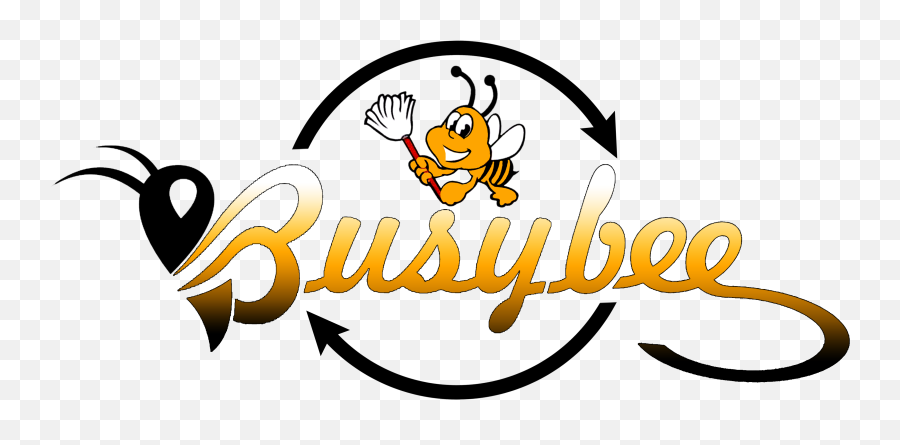 Busy Bee Cleaning Services Clipart - Full Size Clipart Busy Bee Logo Png Emoji,House Cleaning Logo