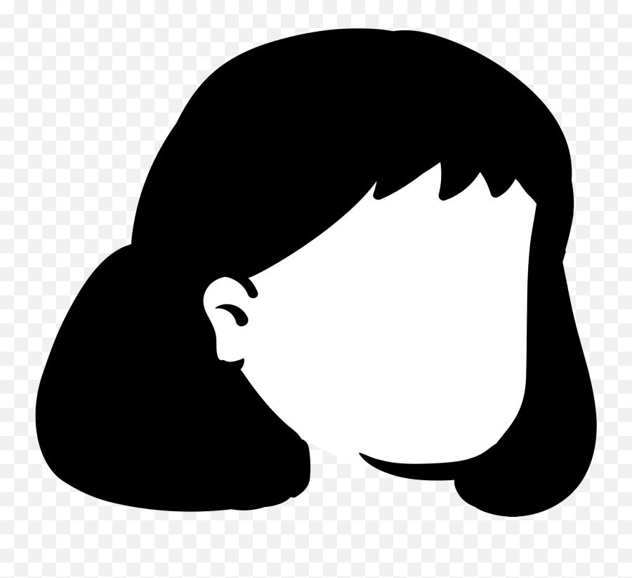 Medium Bangs Hair Style Clipart - Illustration Emoji,Bangs Png