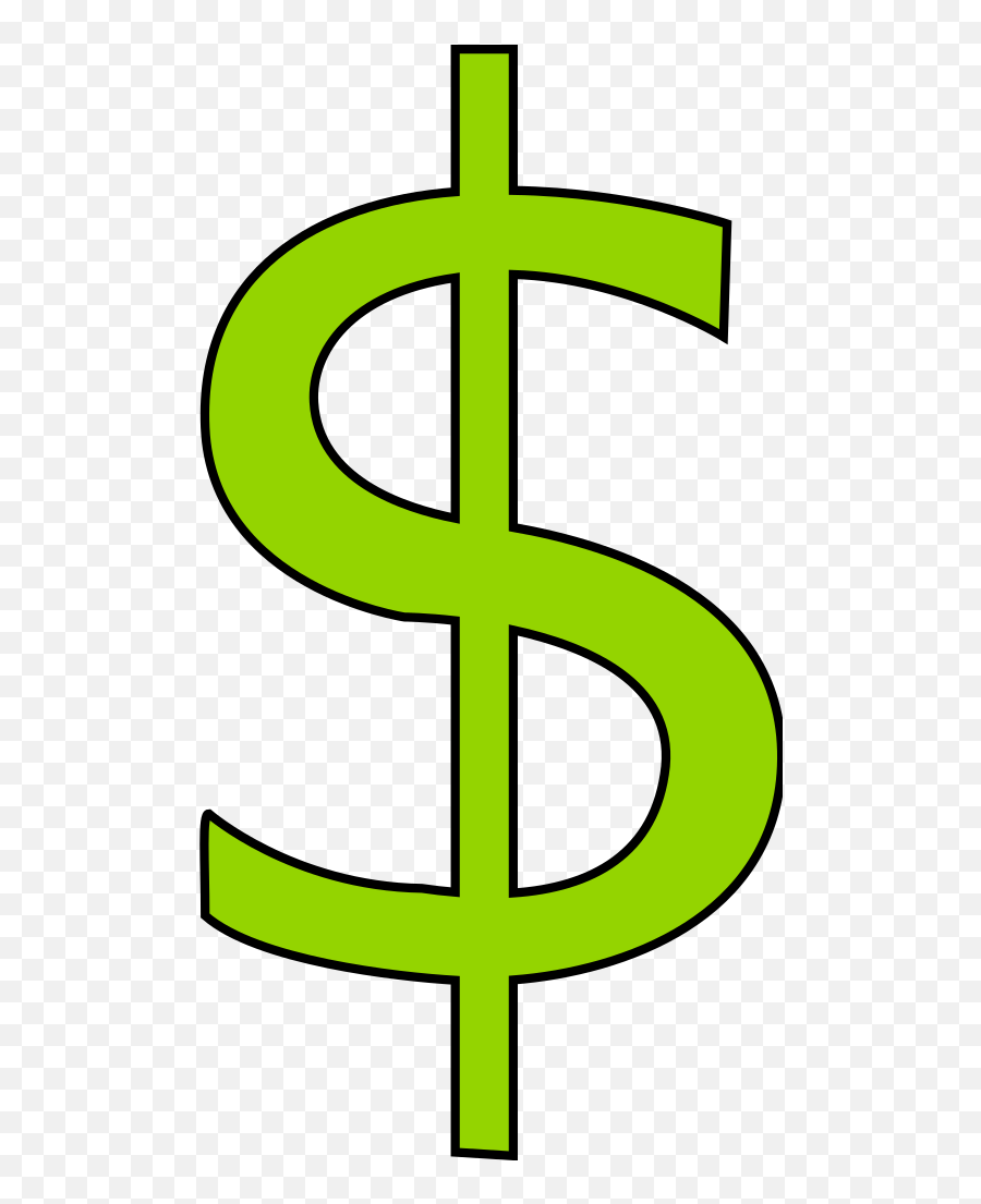 Dollar Sign Clip Art - Vector Clip Art Online Royalty Free Dollar Sign Cartoon Free Emoji,Royalty Free Clipart