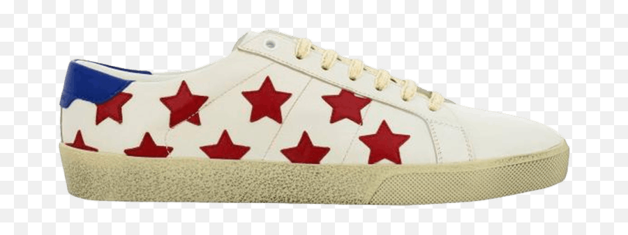 Saint Laurent Court Classic U0027red Starsu0027 - Saint Laurent Ysl Star Sneakers Red Emoji,Red Stars Png