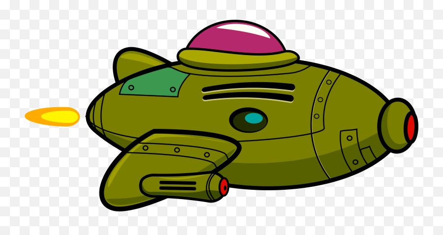 Cartoon Spaceship Clipart Emoji,Spaceship Clipart