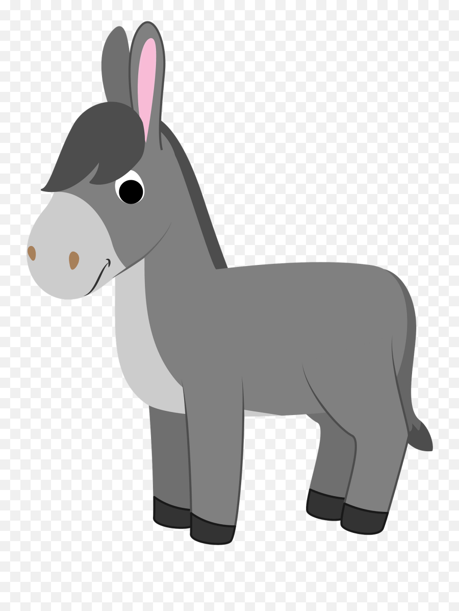 Donkey Clipart - Soft Emoji,Donkey Clipart