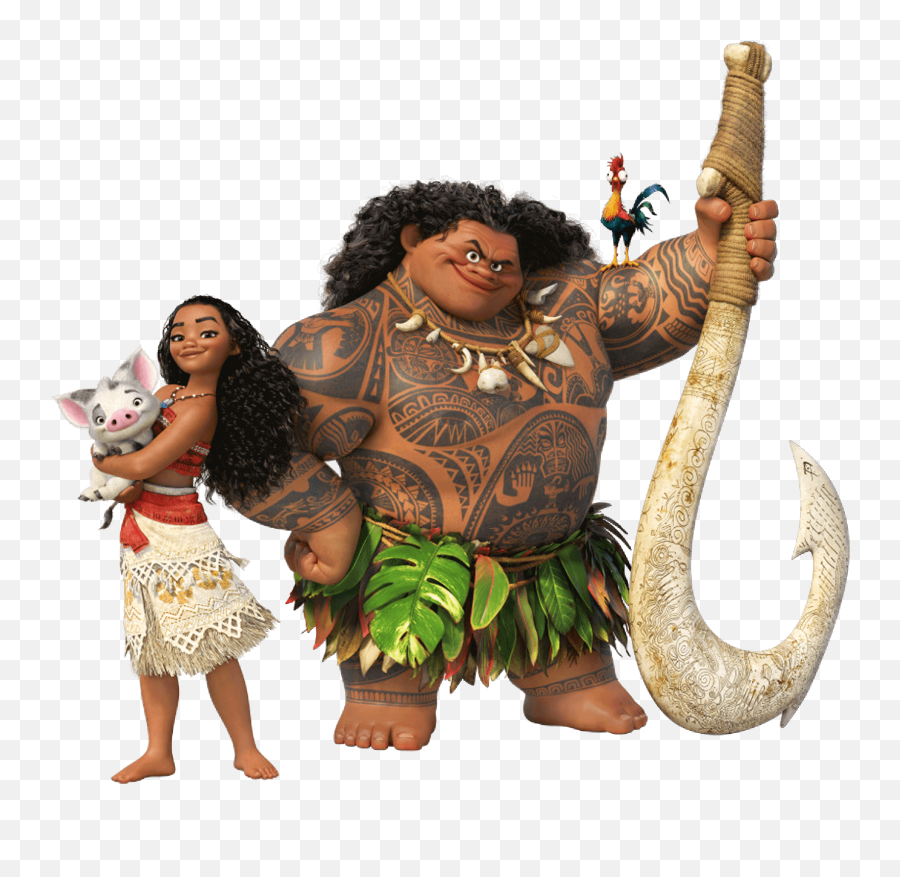 Maui Moana Png Disney 4 - Maui Moana Emoji,Moana Clipart
