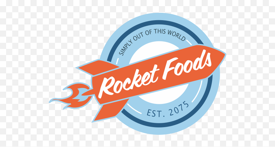 Download Hd Logo - Rocket Foods Logo Transparent Png Image Food Rocket Emoji,Rocket Logo