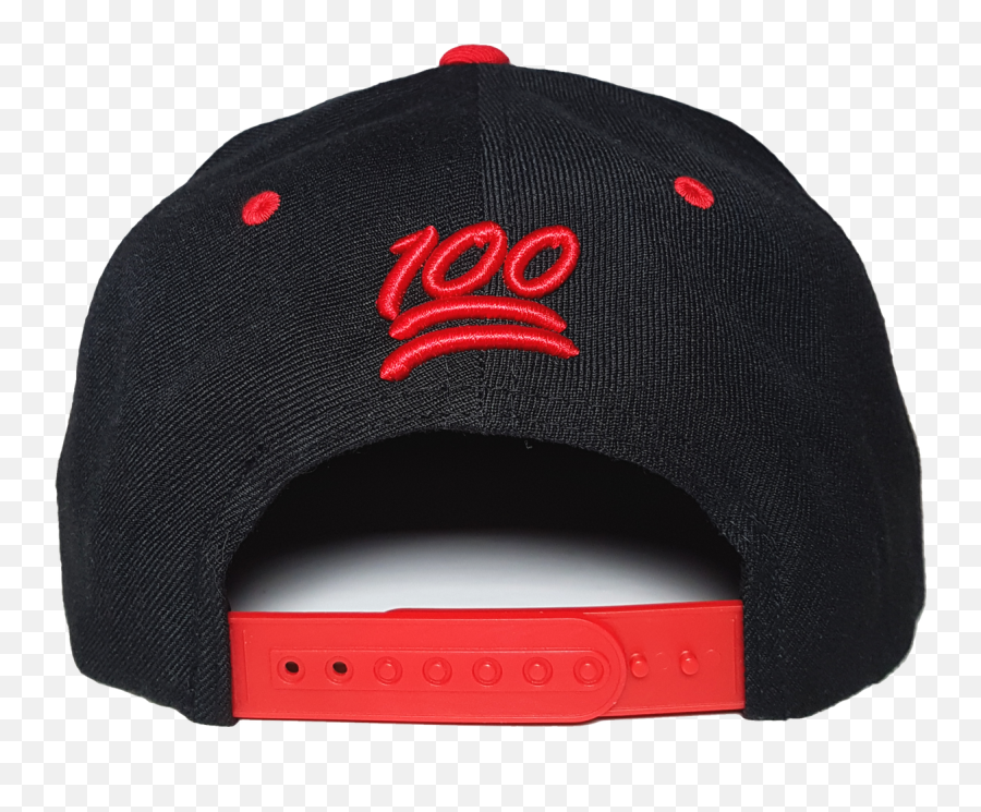 713 Snapback 100 Emoji Inspired Black Red,Dab Emoji Png