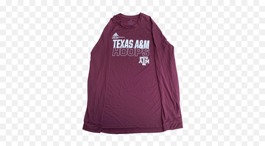 Luke Mcghee Texas Au0026m Basketball Team Issued Long Sleeve Emoji,Texas A&m Corpus Christi Logo