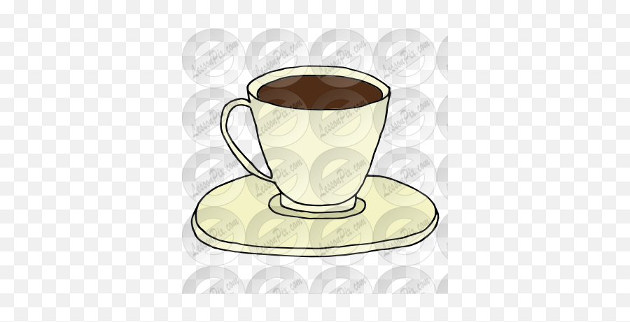 Coffee Picture For Classroom Therapy - Saucer Emoji,Coffee Clipart