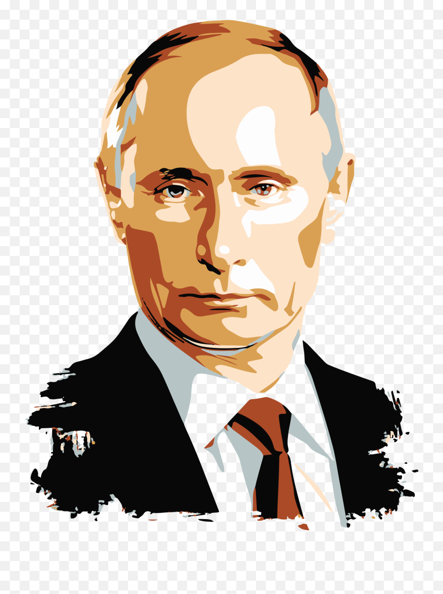 States Putin President Clipart Png - Illustrator Portrait Vector Emoji,President Clipart