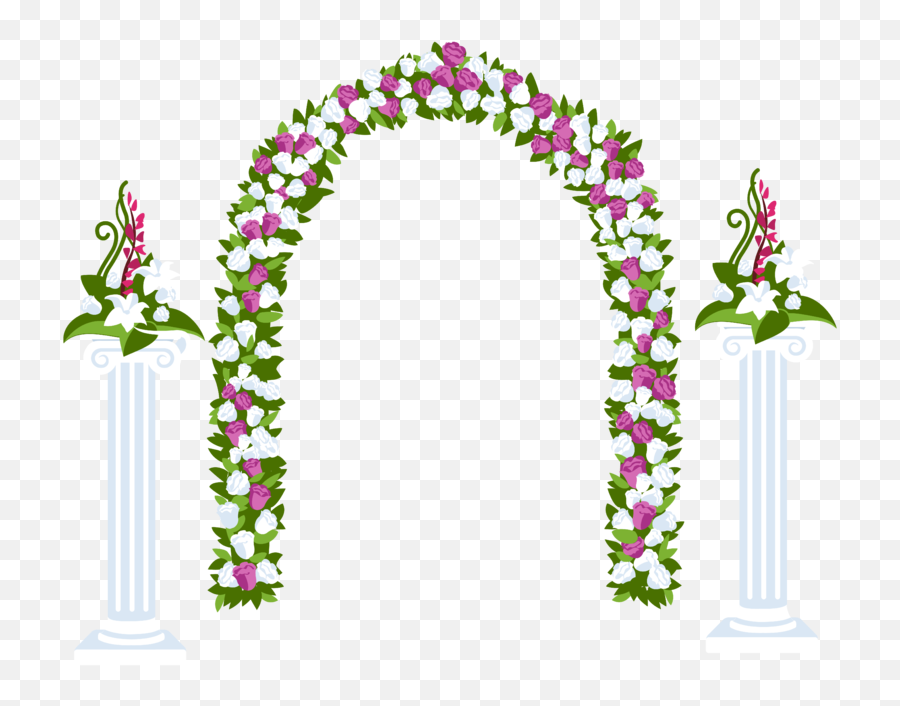 Image Result For Flower Arch Clipart F 1743298 - Png Flower Gate Design Png Emoji,Gate Clipart