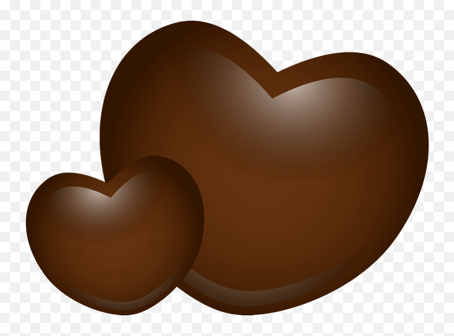 Valentineu0027s Day Chocolate Heart Clipart Free Download - Chocolate Heart Clipart Emoji,Heart Clipart Png