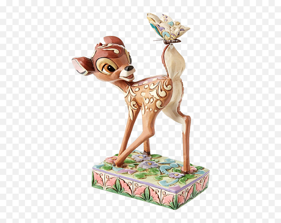 Disney Traditions Bambi Wonder Of Spring - Figurine Bambi Disney Tradition Emoji,Bambi Png