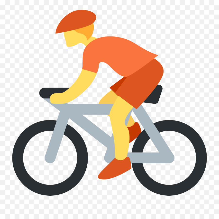 Person Biking Emoji Clipart Free Download Transparent Png - Bike Emoji,Cross Country Clipart