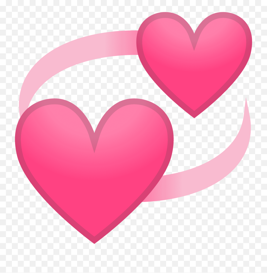 Revolving Hearts Emoji Clipart - Circling Hearts Emoji,Heart Emoji Png