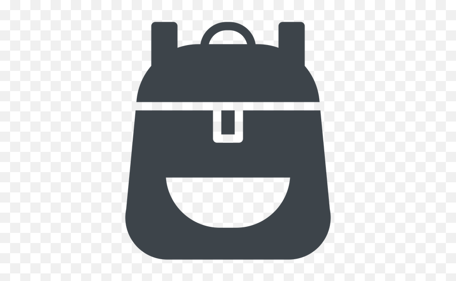 School Backpack Flat Icon - Backpack Icon Transparent Emoji,Transparent Backpack