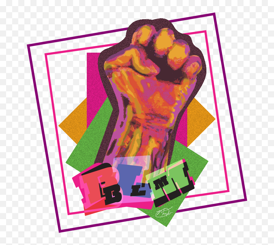 Black Lives Matter And Lgbtqi 2020 On Behance - Fist Emoji,Blm Fist Logo