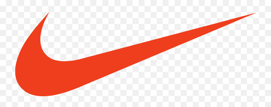 Download Hd Red Nike Logo Png - Nike Swoosh Emoji,Nike Logo Png