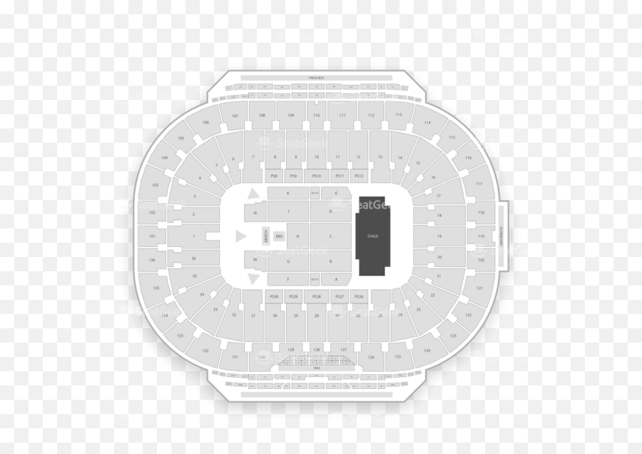 Notre Dame Stadium Seating Chart U0026 Map Seatgeek - Dot Emoji,Notre Dame Football Logo