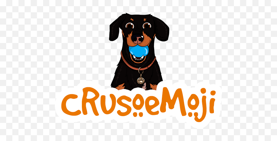 Crusoemoji - Wiener Dog Emojis Of Crusoe The Celebrity Dachshund Collar,Instagram Logo Emoji