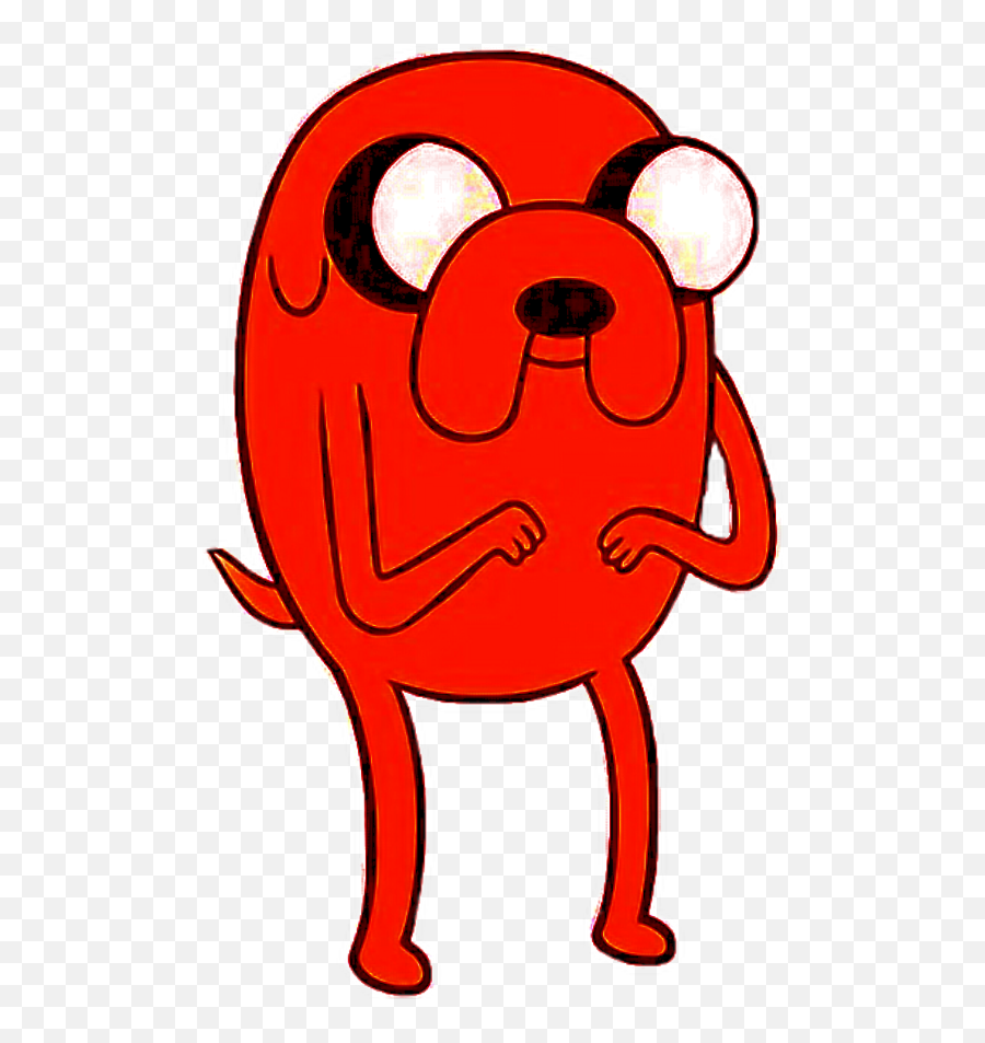 Adventuretime Jake Dog Red Brclet - Cartoon Clipart Clifford Adventure Time Emoji,Clifford Clipart