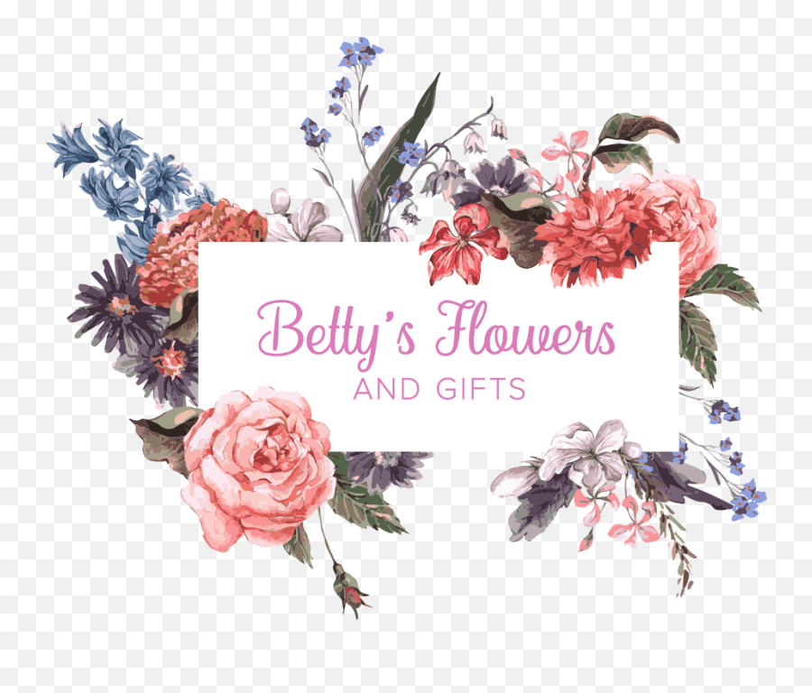 Flowers Logo - Happy Birthday Betty Flowers Png Download Emoji,Flowers Logo