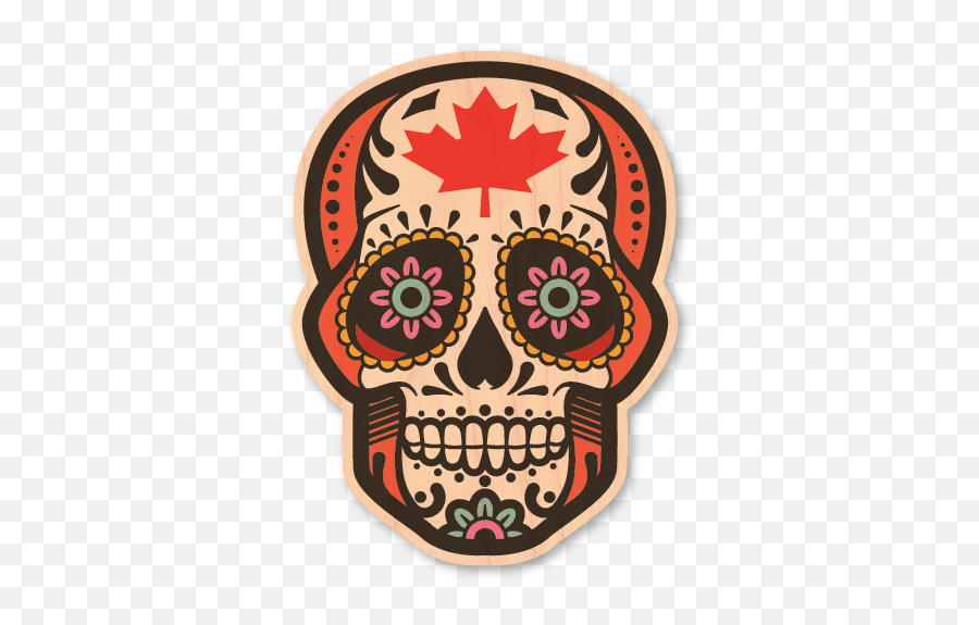 Canada Sugar Skull Emoji,Sugar Skull Transparent