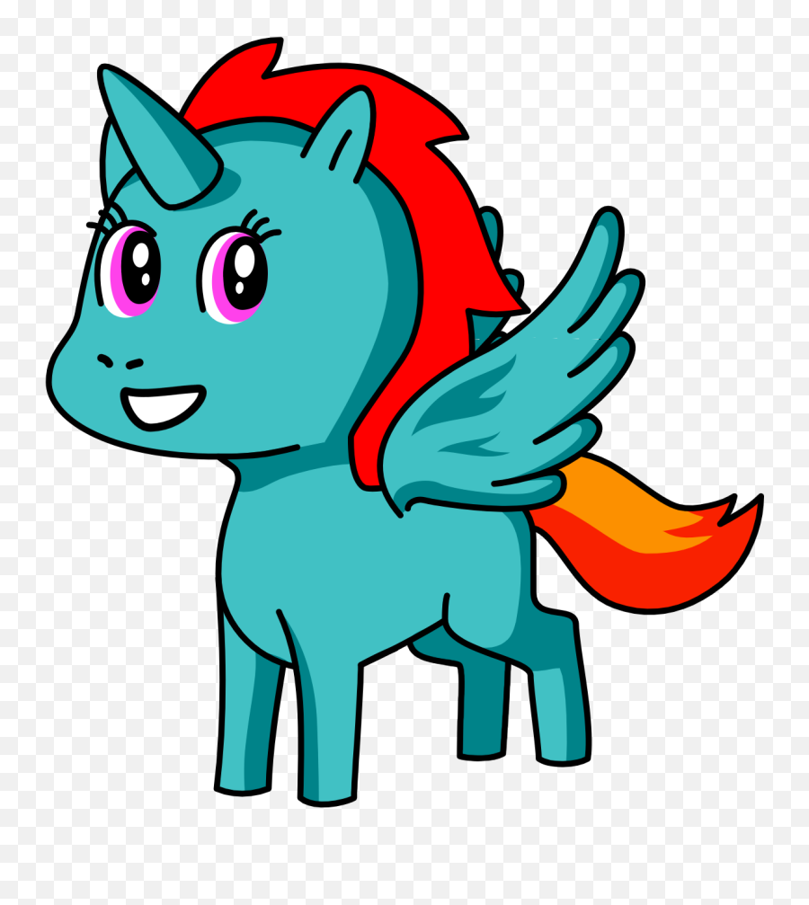 Rainbow Dash A Younicorn Friend Of Sofia On Cornify Emoji,Rainbow Dash Png