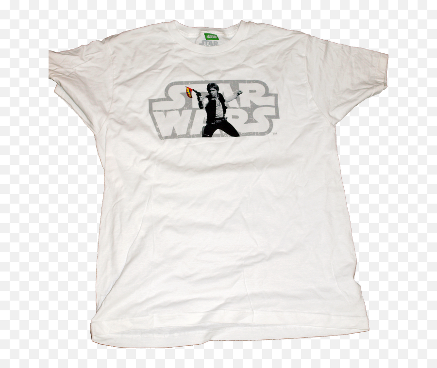 Star Wars - Han Solo Gun Gag Male Tshirt Emoji,Star Wars Logo T Shirt