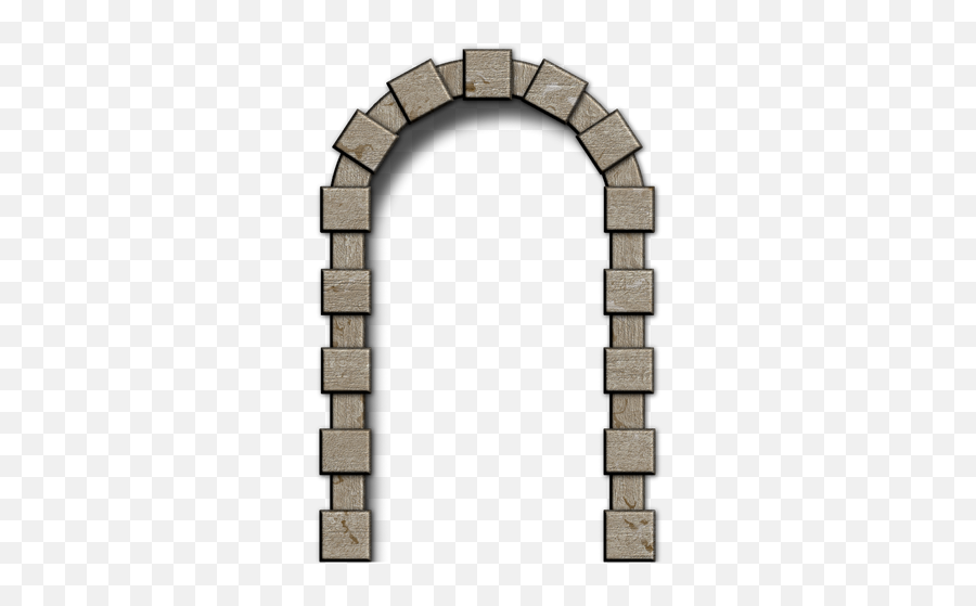 Download Gate Clipart Halloween - Stone Door Frame Png Stone Gate Clip Art Emoji,Gate Clipart
